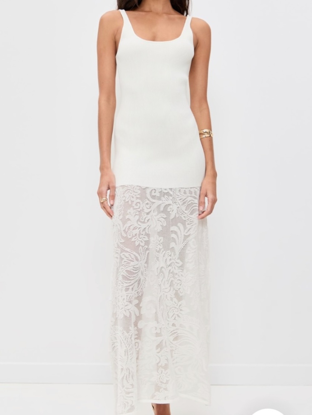 Bec + Bridge 'Rissa' Scoop Neck Maxi Dress in Ivory (NWT)